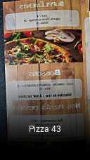 Pizza 43 réservation en ligne