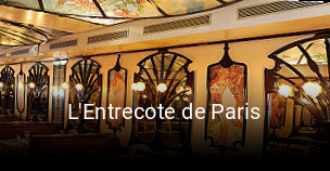 L'Entrecote de Paris réservation de table