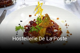 Réserver une table chez Hostellerie De La Poste maintenant