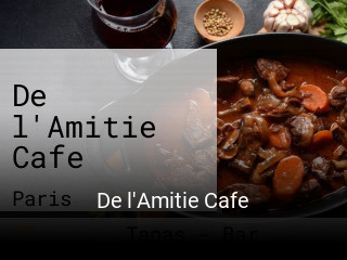 De l'Amitie Cafe réservation