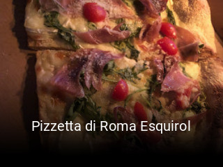 Pizzetta di Roma Esquirol réservation de table
