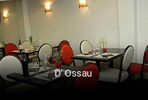 Réserver une table chez D' Ossau maintenant