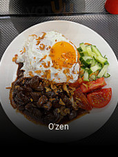 O'zen réservation de table