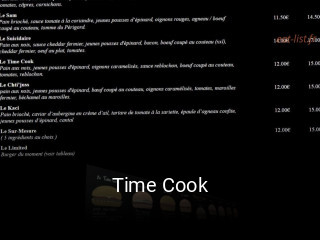Réserver une table chez Time Cook maintenant