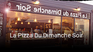 La Pizza Du Dimanche Soir réservation