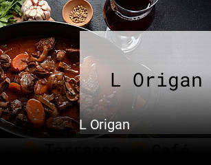 L Origan réservation