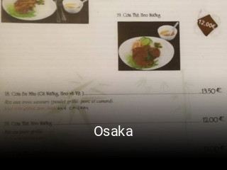 Réserver une table chez Osaka maintenant