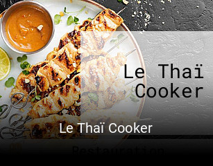 Le Thaï Cooker réservation en ligne