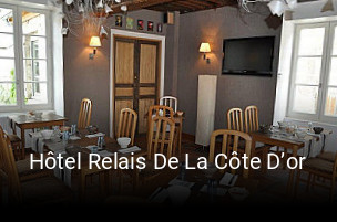 Hôtel Relais De La Côte D’or réservation de table
