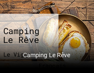 Réserver une table chez Camping Le Rêve maintenant