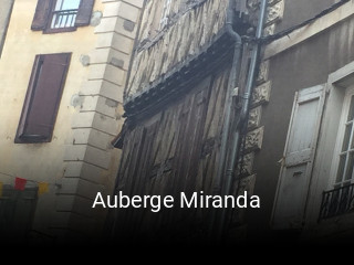 Auberge Miranda réservation en ligne