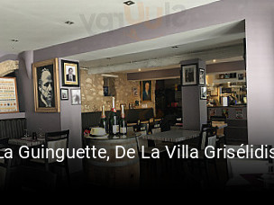 La Guinguette, De La Villa Grisélidis réservation de table