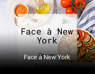 Face à New York réservation de table