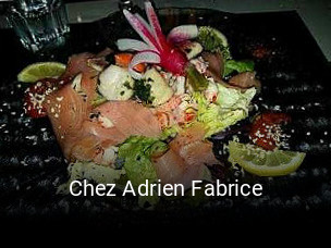 Chez Adrien Fabrice réservation en ligne