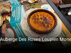 L' Auberge Des Roses Loupien Monein réservation de table