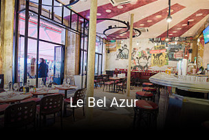 Le Bel Azur réservation de table