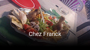 Chez Franck réservation de table