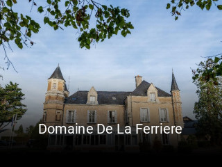 Domaine De La Ferriere réservation de table