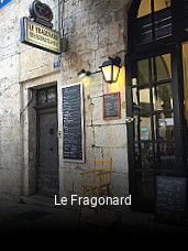Le Fragonard réservation en ligne