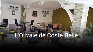 L'Olivaie de Coste Belle réservation de table