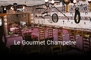 Le Gourmet Champetre réservation