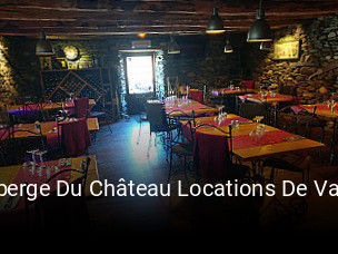 L'auberge Du Château Locations De Vacances réservation de table