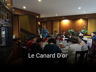 Le Canard D'or réservation de table