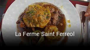 Réserver une table chez La Ferme Saint Ferreol maintenant