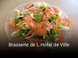 Brasserie de L Hotel de Ville réservation