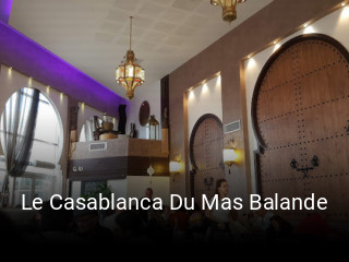 Réserver une table chez Le Casablanca Du Mas Balande maintenant