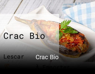 Crac Bio réservation en ligne