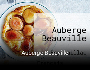 Réserver une table chez Auberge Beauville maintenant