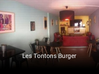Les Tontons Burger réservation de table