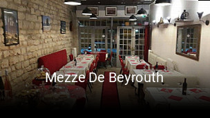 Mezze De Beyrouth réservation