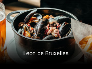 Leon de Bruxelles réservation de table