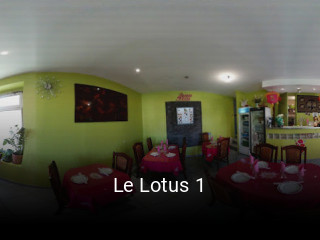 Le Lotus 1 réservation de table