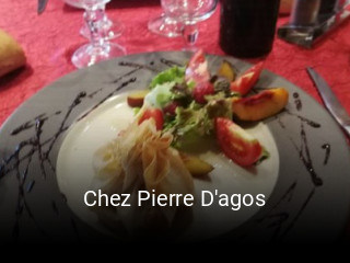 Chez Pierre D'agos réservation de table