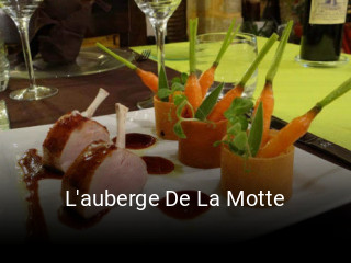 L'auberge De La Motte réservation en ligne