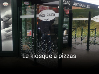Le kiosque a pizzas réservation en ligne