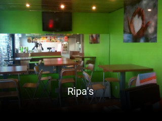 Réserver une table chez Ripa's maintenant