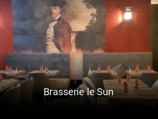 Brasserie le Sun réservation de table