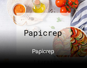 Papicrep réservation de table