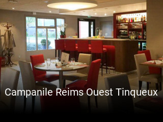 Réserver une table chez Campanile Reims Ouest Tinqueux maintenant