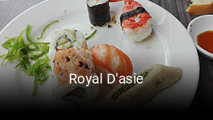 Royal D'asie réservation de table