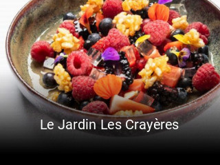 Le Jardin Les Crayères réservation de table