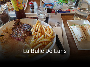 Réserver une table chez La Bulle De Lans maintenant