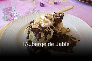 l'Auberge de Jable réservation en ligne