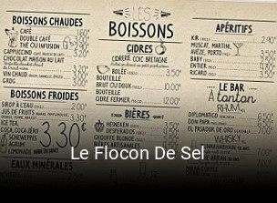 Le Flocon De Sel réservation de table