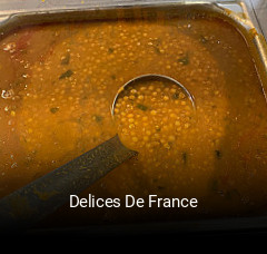 Delices De France réservation en ligne