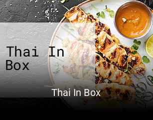 Thai In Box réservation de table
